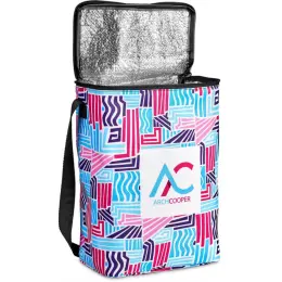 Hoppla Chiller 16-Can Cooler Bag Branded Open